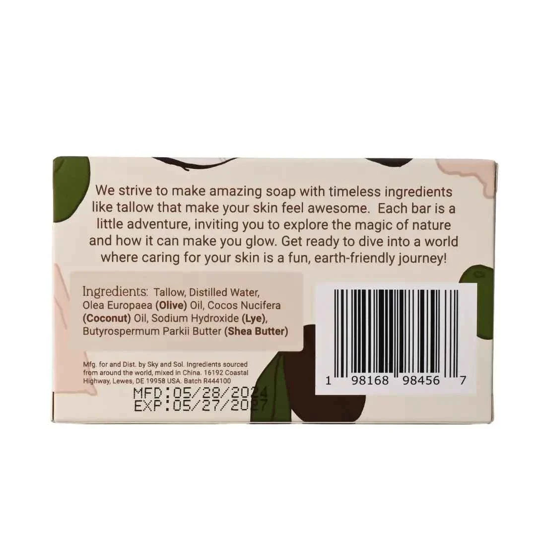 Sky and Sol Tallow Soap (Pack of 3) (INT)